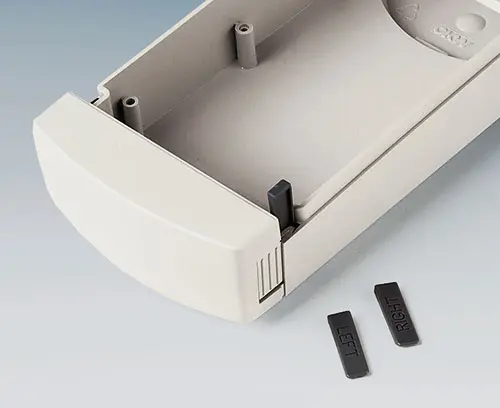 如有需要，卡夹式盒盖可以锁定安装 (M 和 L)