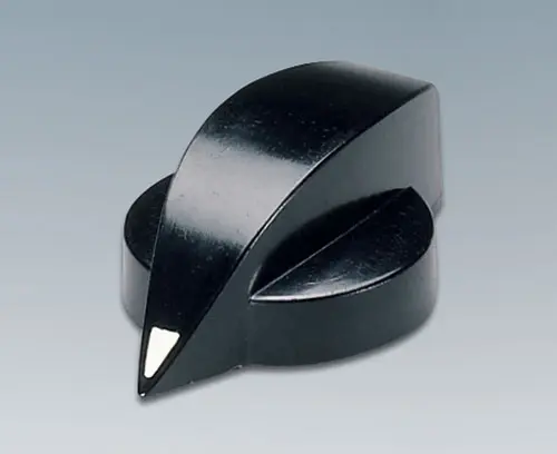 带指示针的热固性材料旋钮