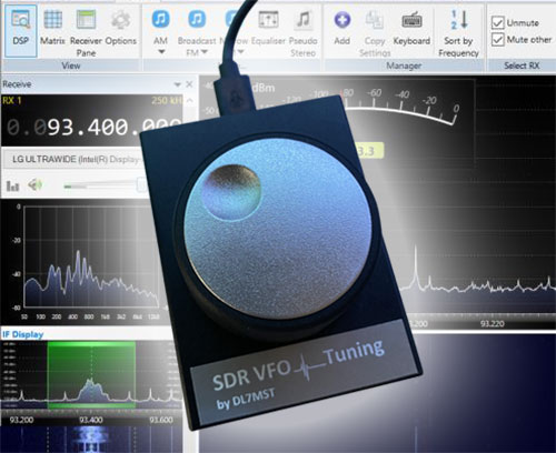 USB SDR VFO Tuning knob for amateur radio